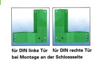 Gekröpfte Montageplatten für Panikstangen-